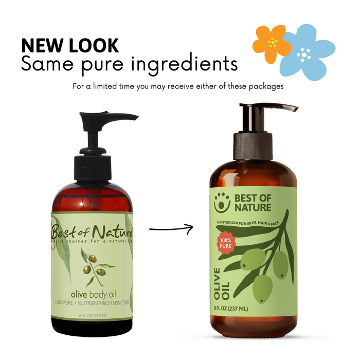 Olive Massage & Body Oil - 100% Pure