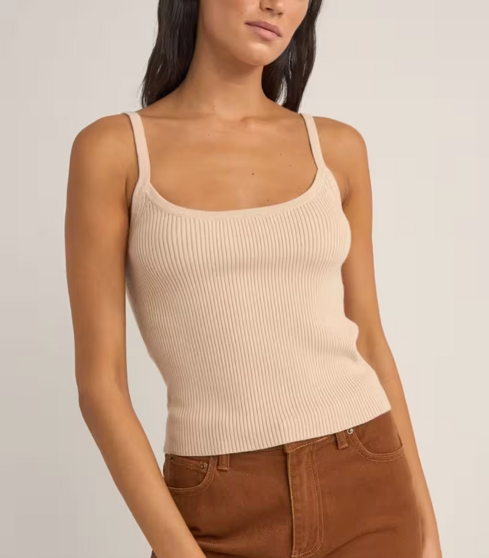 Rhythm Yumi Knit Top - Sand