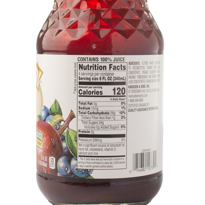R.W. Knudsen Organic  Blueberry Pomegranate 946ml