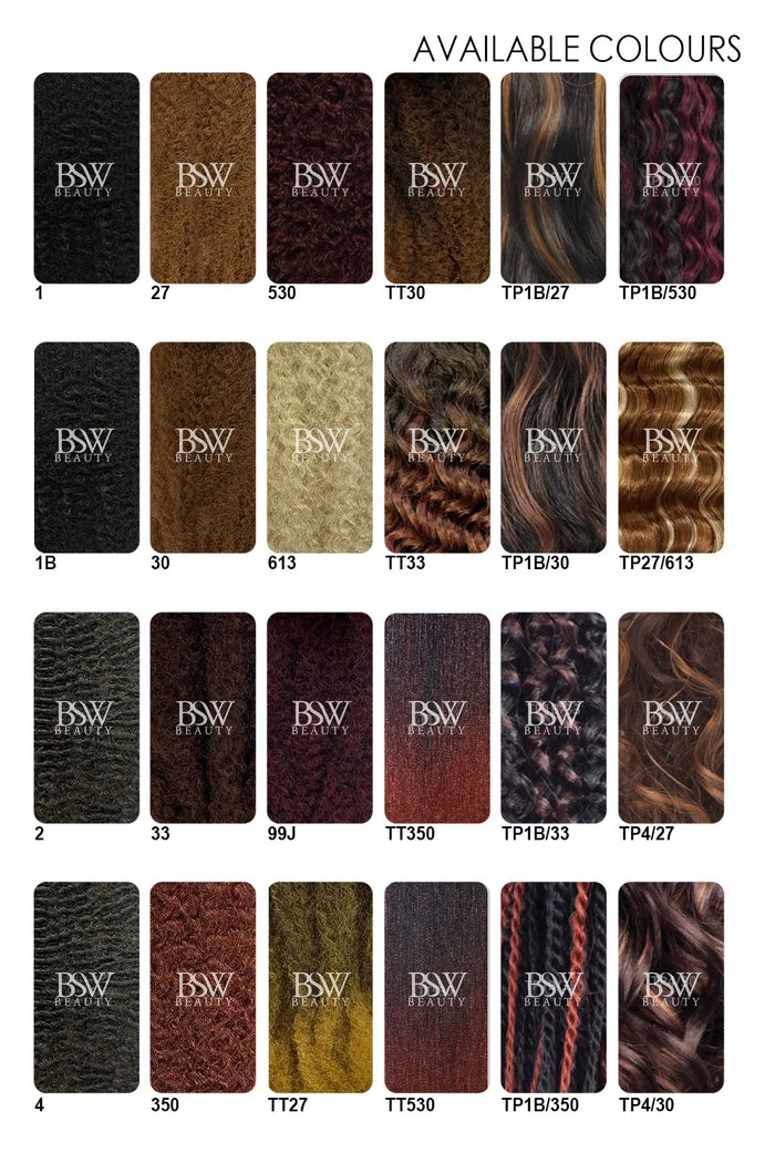 SHAKE N GO FREETRESS CROCHET BRAID - DEEP TWIST BULK 22" - BSW BEAUTY CANADA