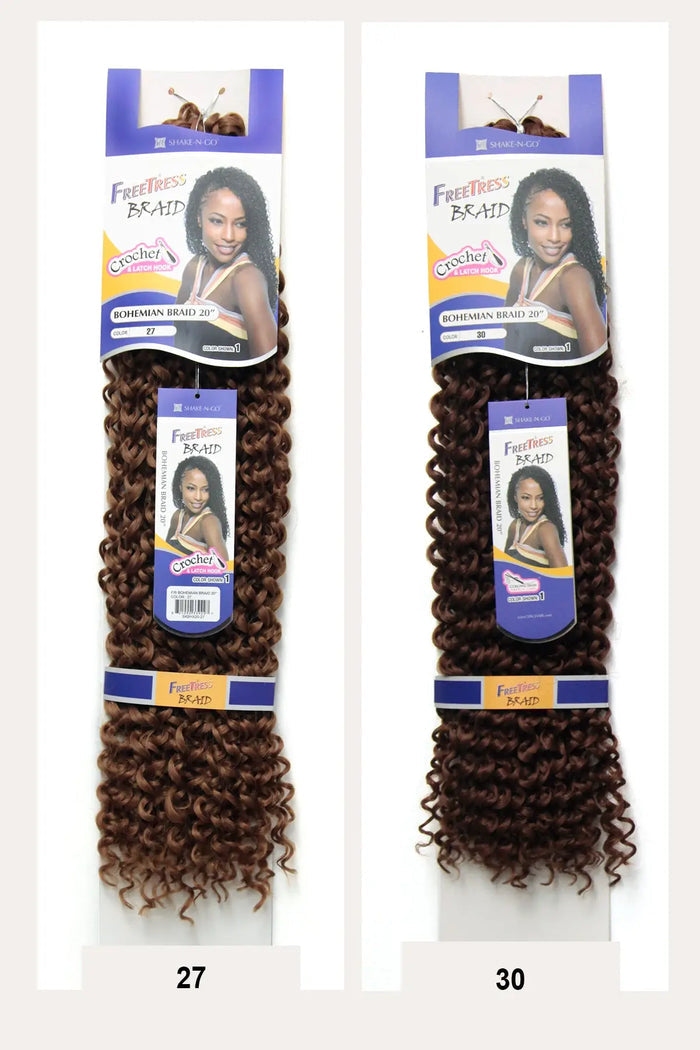 SHAKE N GO FREETRESS CROCHET BRAID BOHEMIAN BRAID 20" - BSW BEAUTY CANADA