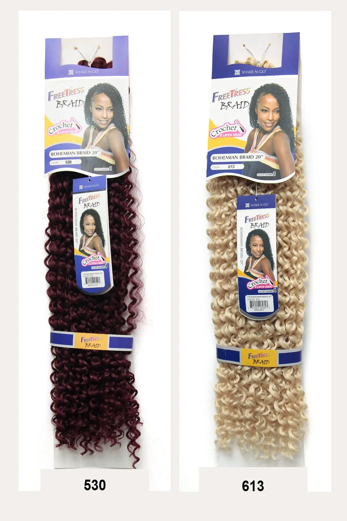 SHAKE N GO FREETRESS CROCHET BRAID BOHEMIAN BRAID 20" - BSW BEAUTY CANADA