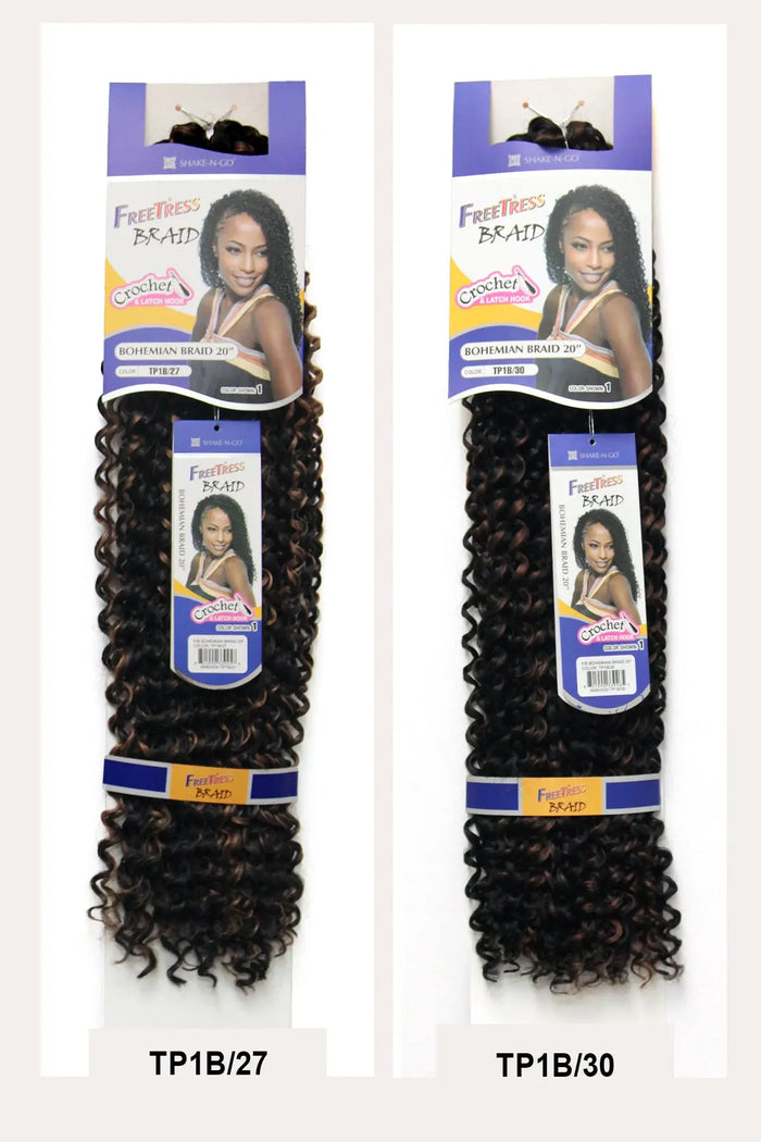 SHAKE N GO FREETRESS CROCHET BRAID BOHEMIAN BRAID 20" - BSW BEAUTY CANADA