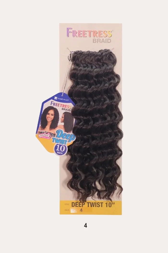 SHAKE N GO FREETRESS CROCHET BRAID  DEEP TWIST 10" - BSW BEAUTY CANADA