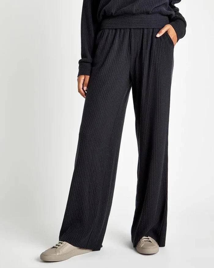 splendid london rib wide leg pant