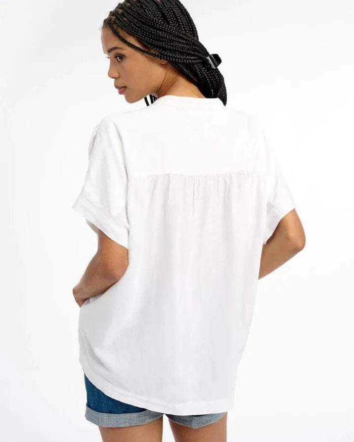splendid wynne crepe blouse