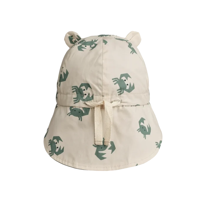 Liewood - Sun Hat - Crab Sandy/Peppermint - Back