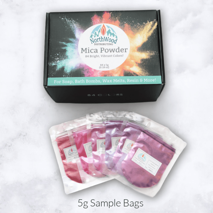 * Ultimate Mica Sample Pack - 84 Colors * - NorthWood Candle & Craft