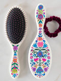 Wet / Dry Detangling Hairbrush - Cream-view 1