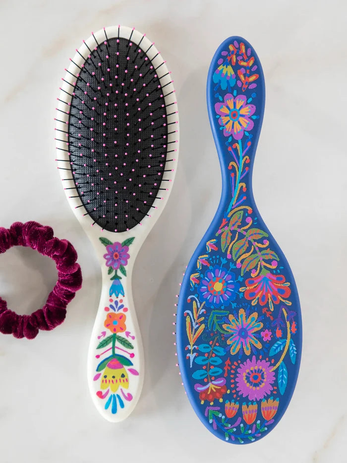 Wet / Dry Detangling Hairbrush - Navy-view 3