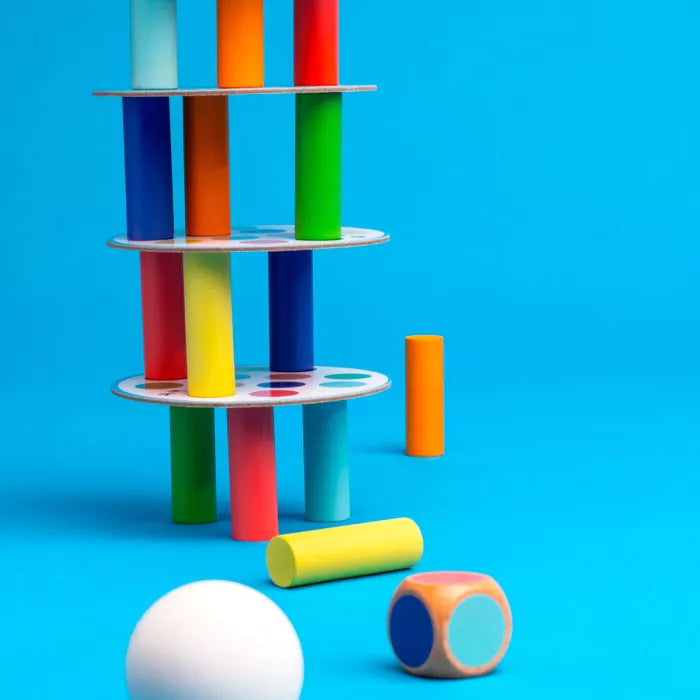Moulin Roty - Wooden Toy - Mega Tower - Lifestyle Cut