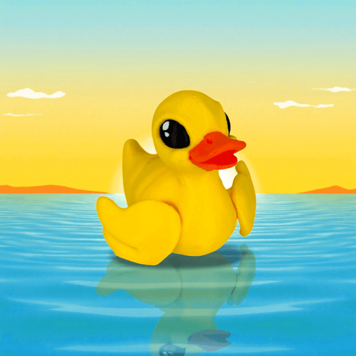 Yellow Ducky Fidget Toy - Old Town Soap Co.